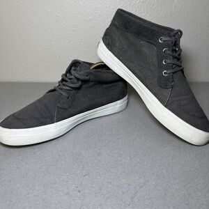 Sperry Crest Knoll  High Top Sneaker Chukka Womens 7.5 Canvas Gray Lace Up